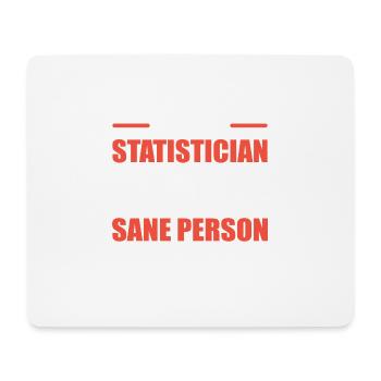 Natürlich bin ich verrückt Mikrobiologe Geschenk - Mousepad (Querformat) - Weiß - Vorne
