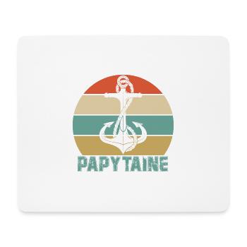 Papytaine Opa Opa Papou Humor Captain - Mousepad (Querformat) - Weiß - Vorne