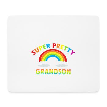GRANDMA Of An Awesome Super Pretty Gay Son Pride - Mousepad (Querformat) - Weiß - Vorne