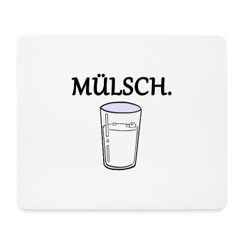 Mülsch 3 - Mousepad (Querformat) - Weiß - Vorne