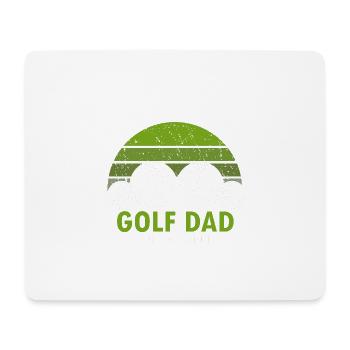Life Is About Being A Golf DAD & Having Fun Retro - Mousepad (Querformat) - Weiß - Vorne