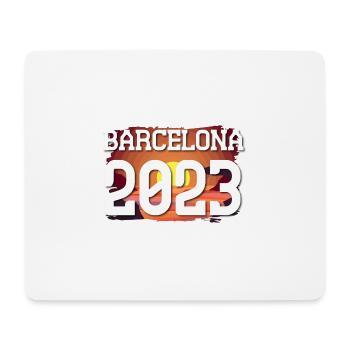 Barcelone 2023 - Tapis de souris (format paysage) - blanc - Devant