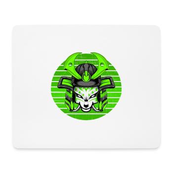 Kitsun Vaporwave Japanische Kami Vaporwave Kitsune - Mousepad (Querformat) - Weiß - Vorne