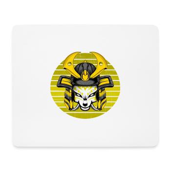 Kitsun Vaporwave Japanische Kami Vaporwave Kitsune - Mousepad (Querformat) - Weiß - Vorne