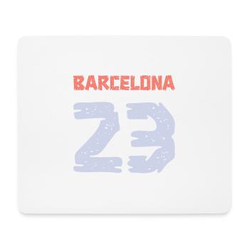 Maillot Barcelone 23 2023 - Tapis de souris (format paysage) - blanc - Devant