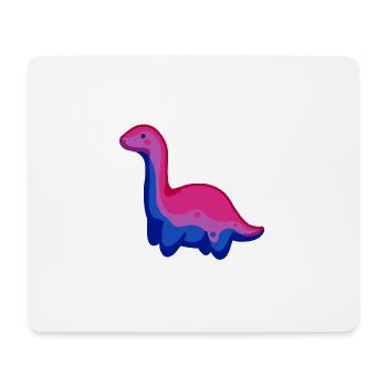 hugadino bi dino, cute dinosaur - Mouse Pad (horizontal) - white - Front