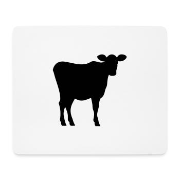 cow - Mouse Pad (horizontal) - white - Front