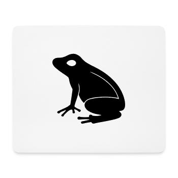 Frosch - Mousepad (Querformat) - Weiß - Vorne