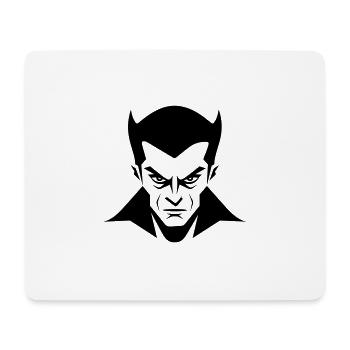 Vampir - Mousepad (Querformat) - Weiß - Vorne