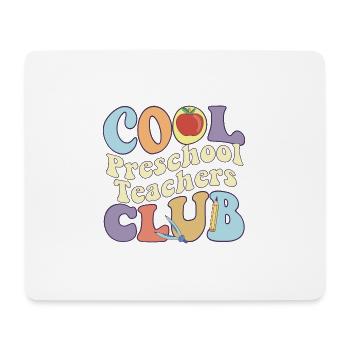 Cool Pre School Teacher Club Pke-K Vibes Teacher - Tapis de souris (format paysage) - blanc - Devant