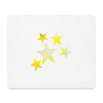 Étoile - Tapis de souris (format paysage) - blanc - Devant