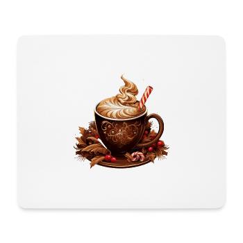 Hot Chocolate Mug I Chocolate Lover I Hot - Mousepad (Querformat) - Weiß - Vorne
