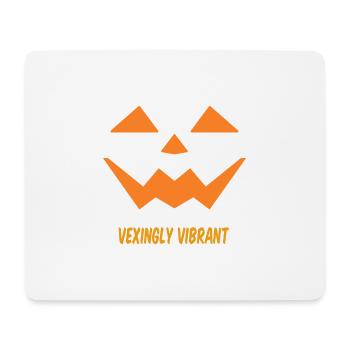 Halloween citrouille Jack O lanterne citrouilles effrayantes - Tapis de souris (format paysage) - blanc - Devant
