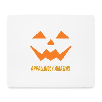 Halloween Kürbis Jack O Laterne gruselige Kürbisse - Mousepad (Querformat) - Weiß - Vorne