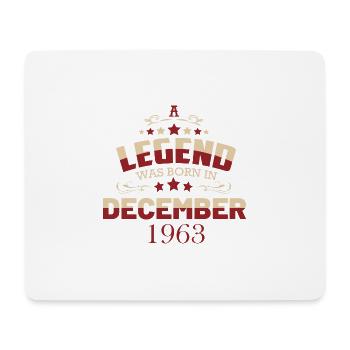 Une légende est née en décembre 1963 - Tapis de souris (format paysage) - blanc - Devant