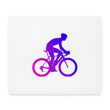 Road Bike Rennradfahrer Damen Rennradfahren - Mousepad (Querformat) - Weiß - Vorne