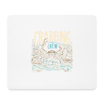 Équipage de pêche au crabe 14 - Tapis de souris (format paysage) - blanc - Devant