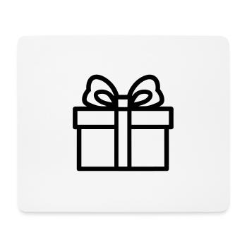 Kleine Geschenkbox - Mousepad (Querformat) - Weiß - Vorne
