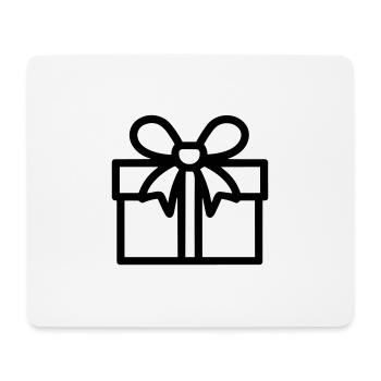 Kleine Geschenkbox - Mousepad (Querformat) - Weiß - Vorne