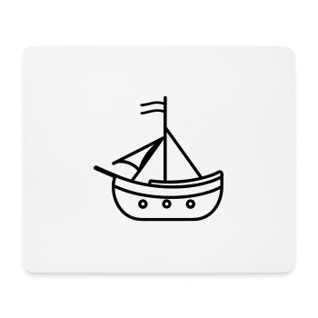 Pirate ship - Mouse Pad (horizontal) - white - Front