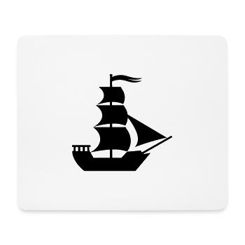 Pirate ship - Mouse Pad (horizontal) - white - Front