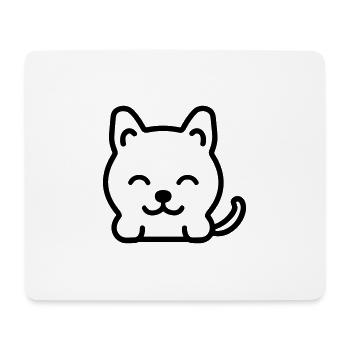 Hund - Mousepad (Querformat) - Weiß - Vorne