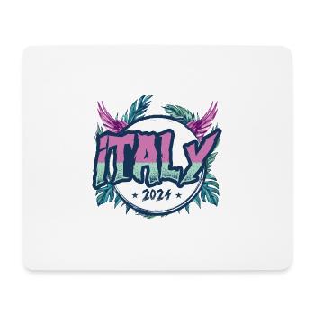 Italien 2024 Urlaub - Mousepad (Querformat) - Weiß - Vorne