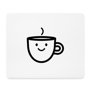 Mug de café - Tapis de souris (format paysage) - blanc - Devant