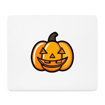 Pumpkin Halloween Icon - Mouse Pad (horizontal) - white - Front