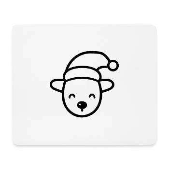 Christmas Reindeer - Mouse Pad (horizontal) - white - Front
