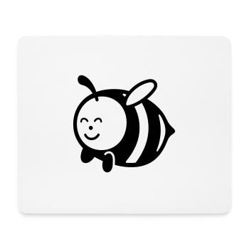 Bee - Mouse Pad (horizontal) - white - Front