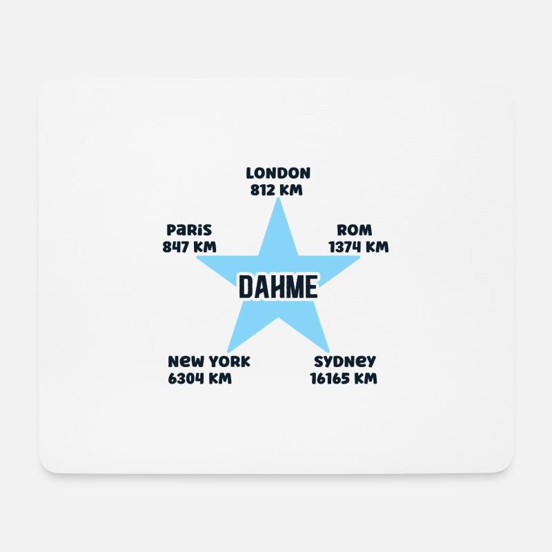 Dahme Urlaub Ostseebad Küste Ostsee Meer Ferien - Mousepad (Querformat) - Weiß