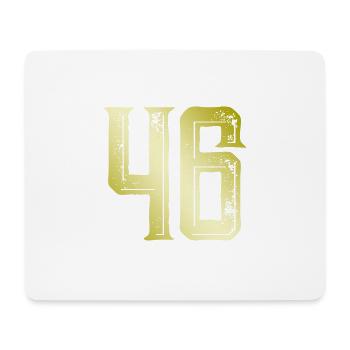 46 Symbole numérique - Tapis de souris (format paysage) - blanc - Devant