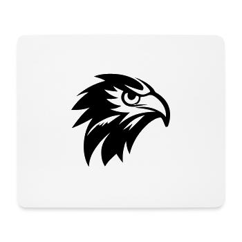 Aigle - Tapis de souris (format paysage) - blanc - Devant