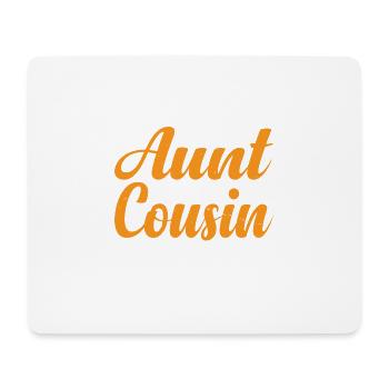 Ma tante a mon cousin au four 11 - Tapis de souris (format paysage) - blanc - Devant