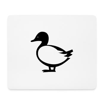 Ente - Mousepad (Querformat) - Weiß - Vorne