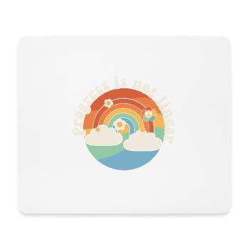 Paraprofessional Progress Is Not Linear Sped - Mousepad (Querformat) - Weiß - Vorne
