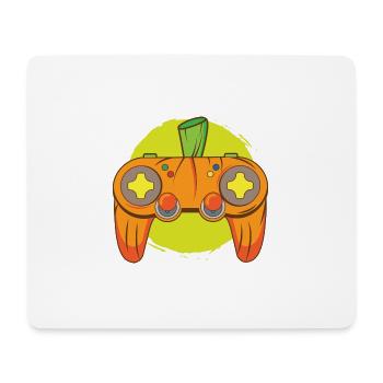 Jeu vidéo Gamer Life Halloween Pumpkin Head - Tapis de souris (format paysage) - blanc - Devant