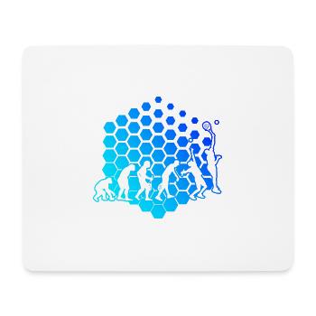Raquette de paddle-tennis pour femmes - Tapis de souris (format paysage) - blanc - Devant