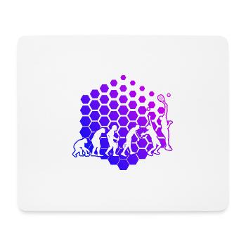 Paddle Paddle Tennis Paddle Tennis Sports de raquette - Tapis de souris (format paysage) - blanc - Devant