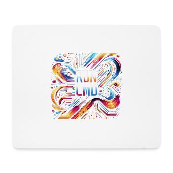 Run Cmd 42 - Mouse Pad (horizontal) - white - Front
