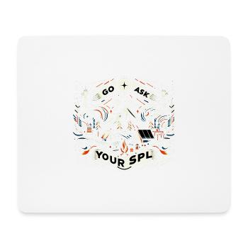 Go Ask Your Spl 8 - Mouse Pad (horizontal) - white - Front