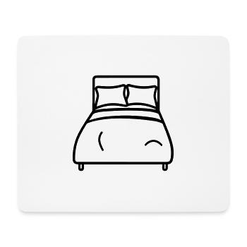 bed - Mouse Pad (horizontal) - white - Front