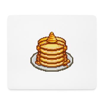 Icône de pixel de crêpe - Tapis de souris (format paysage) - blanc - Devant