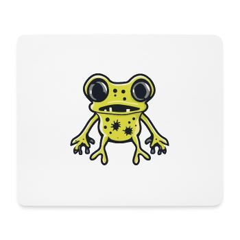 Frog Halloween Comic Funny - Mouse Pad (horizontal) - white - Front