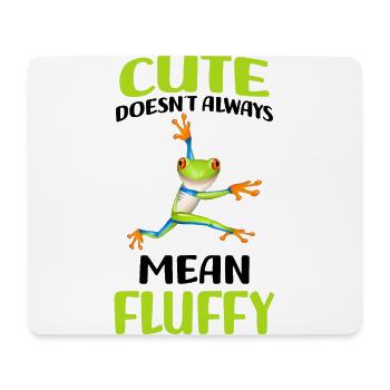 Frosch - Mousepad (Querformat) - Weiß - Vorne