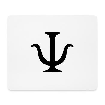 Psychology Psychologist Sign Symbol - Mouse Pad (horizontal) - white - Front