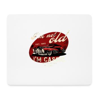 I'm not old, I'm classic. Special Edition 1985. - Mouse Pad (horizontal) - white - Front