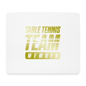 Table Tennis Team - Mousepad (Querformat) - Weiß - Vorne