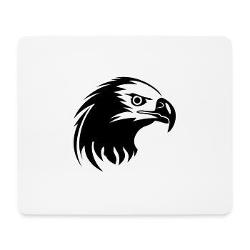 Adler - Mousepad (Querformat) - Weiß - Vorne